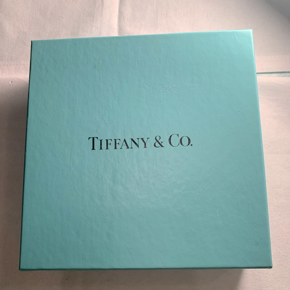 Tiffany Box. EUC. Square Medium Size (6”x6”)